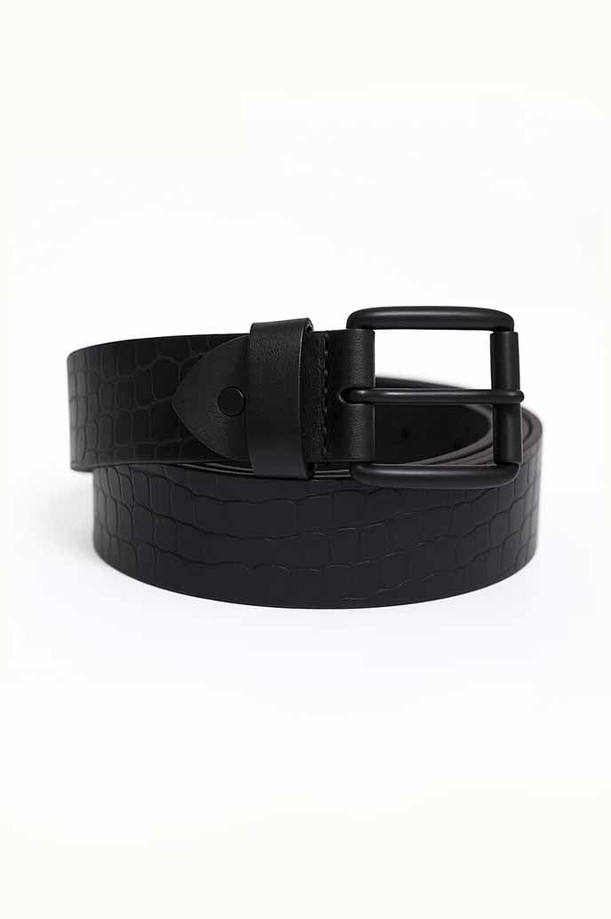 Classic Croco Leather Belt