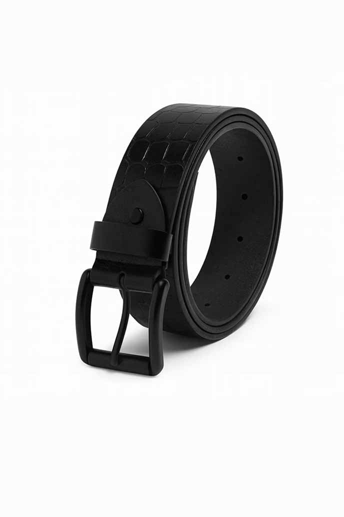 Classic Croco Leather Belt